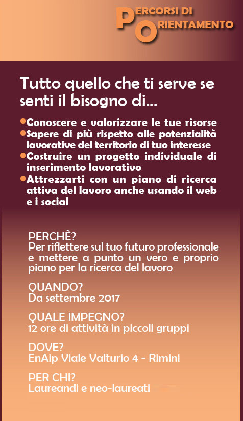 Percorsi di Orientamento Percorsi di Orientamento